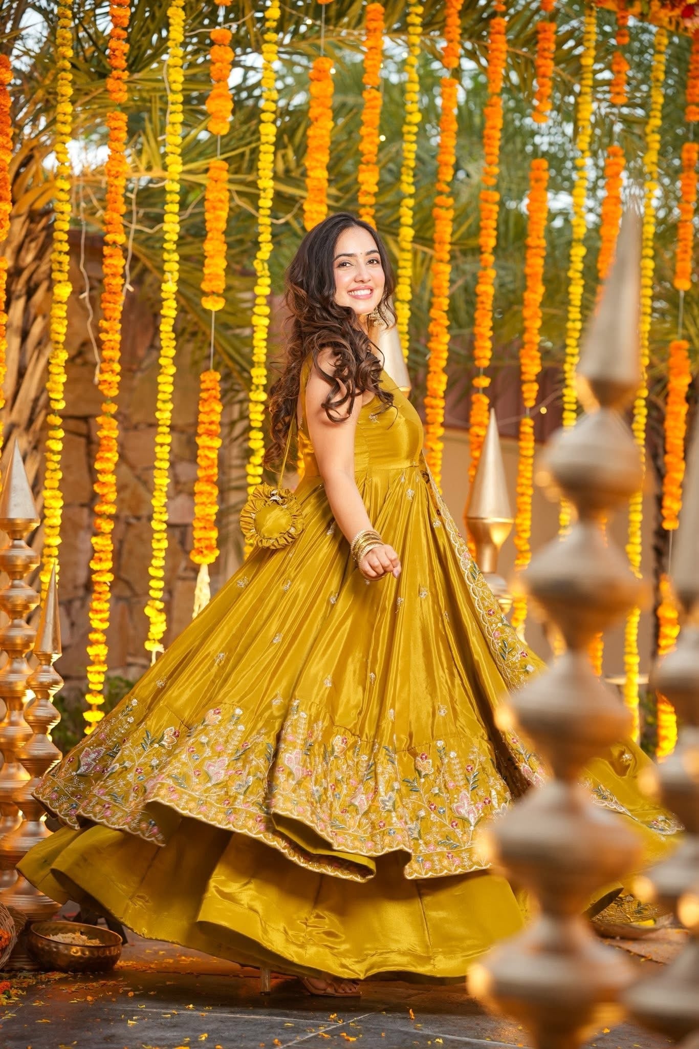 Royal Zari Embroidered Anarkali Suit Set