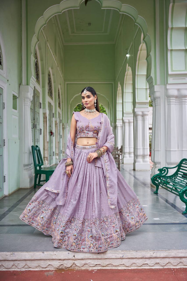 Designer Gold Crush Lehenga Set